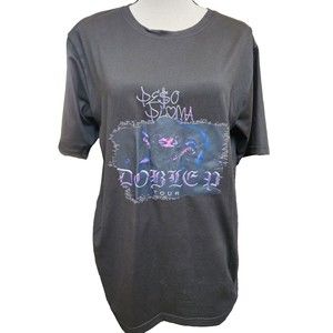 Peso Pluma Doble P Tour T-shirt 2 Sided Black Size Medium Mexican Music Band